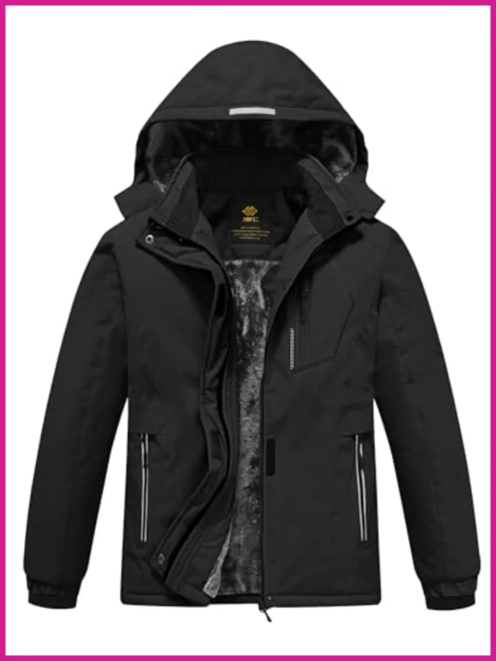 Girls Ski Jacket Winter Snow Coat Fleece Lined Water Resistant Snowboard